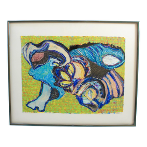 Vintage Annette Turow Abstract Painting, Work on Paper