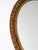 Mid-Century Oval Gilt Wall Mirror For Sale - Image 4 of 10