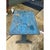 Cerulean Vintage Distressed Blue Wood Side Table For Sale - Image 8 of 12
