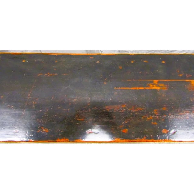 19th Century Antique Chinese Spotted Bamboo Altar Table Console Qing Dynasty For Sale - Image 12 of 12