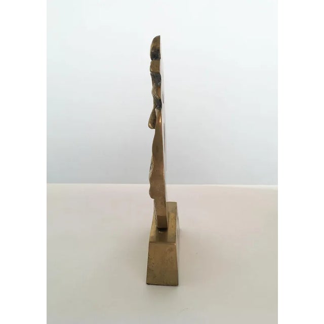 Italian Bronze Abstract Sculpture by Rodica Tanasescu, 1980 For Sale - Image 9 of 13