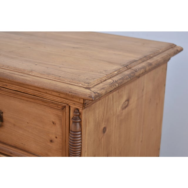 Wood Pine Chest of Five Drawers, Hungary, Circa 1880 For Sale - Image 7 of 12