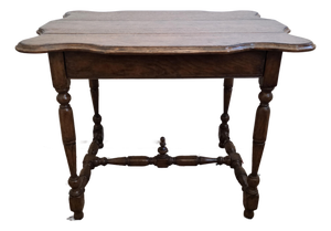 20th C. William & Mary Style Oak Table