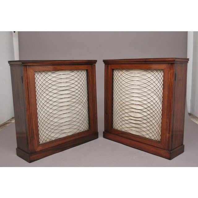 Early 19th Century Early 19th Century Rosewood Cabinets, 1830, Set of 2 For Sale - Image 5 of 13
