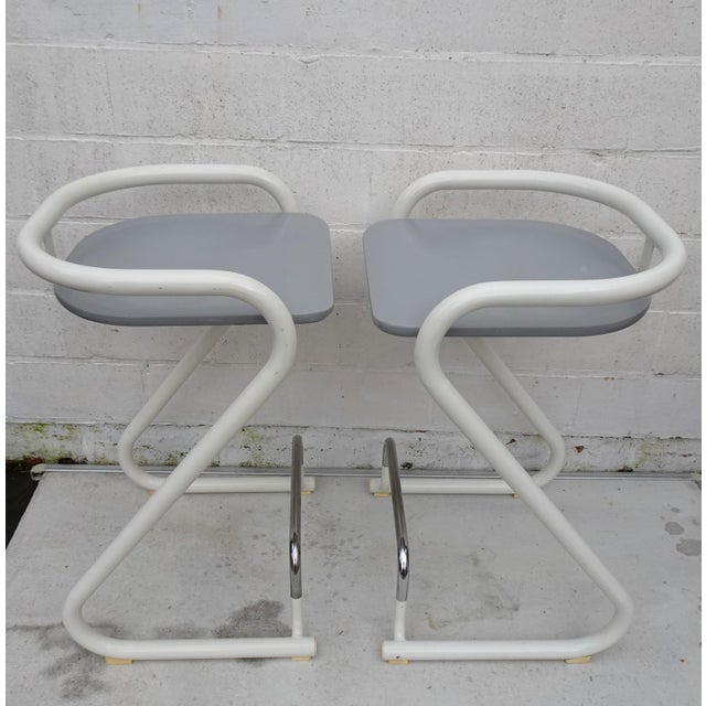Space Age Stackable Stools by Borge Lindau & Bo Lindekrantz for Lammhults, 1970s, Set of 2, in Very Good conditions....