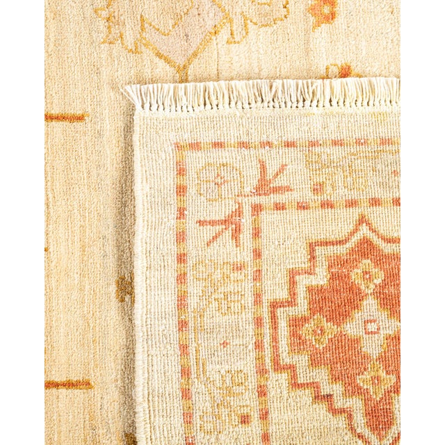 2000 - 2009 Eclectic Hand-Knotted Area Rug - Ivory, 9' 0" x 12' 0" For Sale - Image 5 of 8