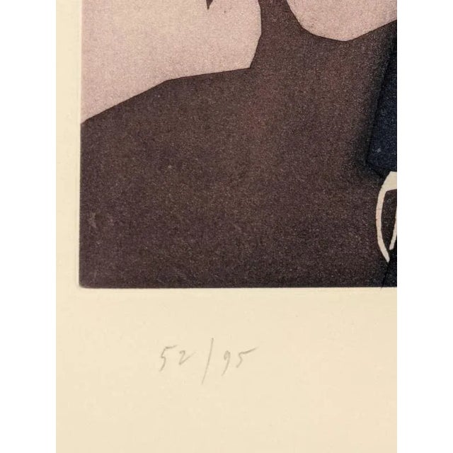 1970s Jean Michel Folon, The Circular Ruins V, 1974, Etching For Sale - Image 5 of 7