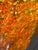 Orange Art Glass Ceiling Lamp from Peill Putzler, Germany, 1960s For Sale - Image 8 of 18