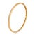 Contemporary Vintage Diamond 18k Yellow Gold Bangle Bracelet For Sale - Image 3 of 5