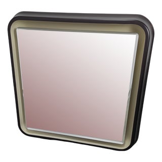 Vintage Backlit Mirror, 1970s For Sale