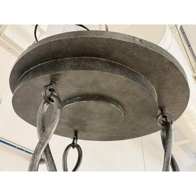 Kalco Tribecca Three Light Pendant Chandelier For Sale - Image 11 of 13