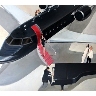 Marek Okrassa, Avionette, 2010, Oil on Canvas For Sale