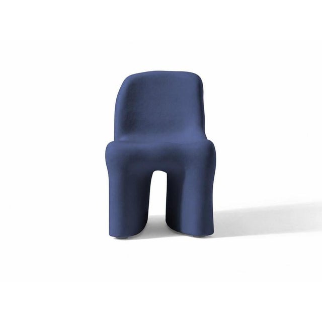 Dalila Blue Armless Outdoor Chairs by Gaetano Pesce for Cassina, Set of 2 For Sale - Image 6 of 18