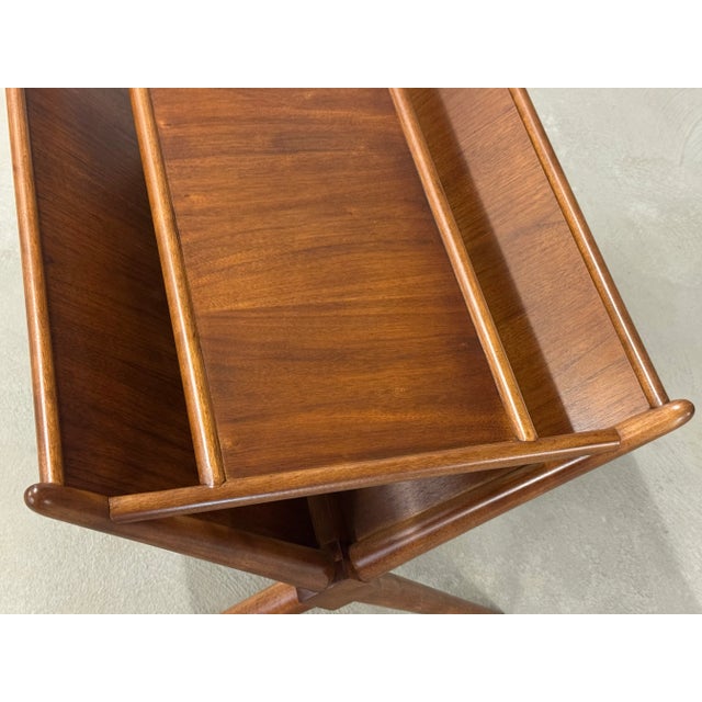 1950s Refinished Magazine Rack by t.h. Robsjohn Gibbings for Widdicomb For Sale In Boston - Image 6 of 8