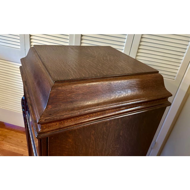 Wood Antique Victrola Mini Bar For Sale - Image 7 of 18