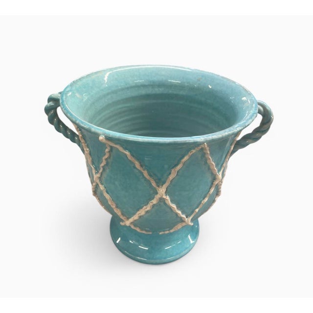 Vintage Italian Deruta Majolica Vase For Sale - Image 4 of 10