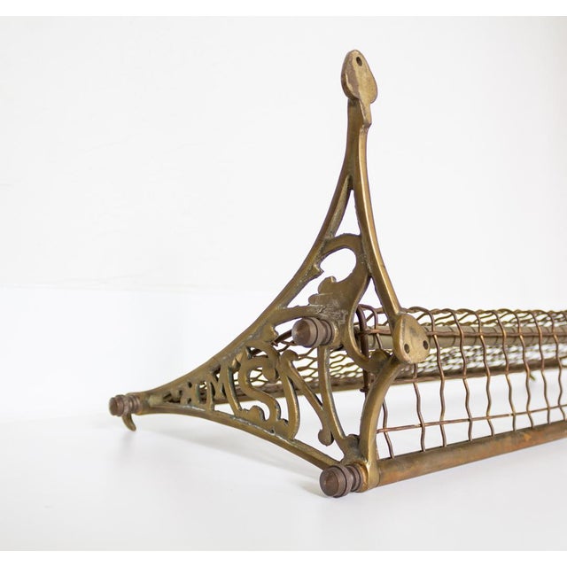 Antique Brass Train Rack Nswr New South Wales Railway 19th C Chairish