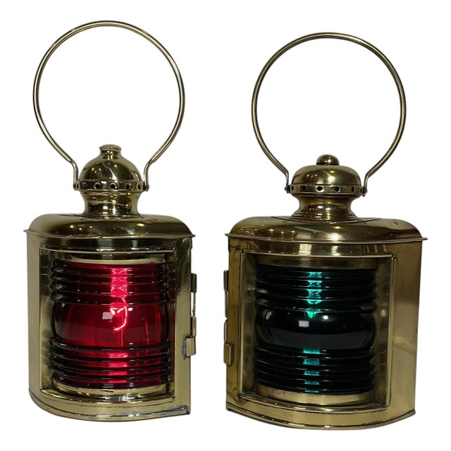 Port and Starboard Yacht Lanterns For Sale