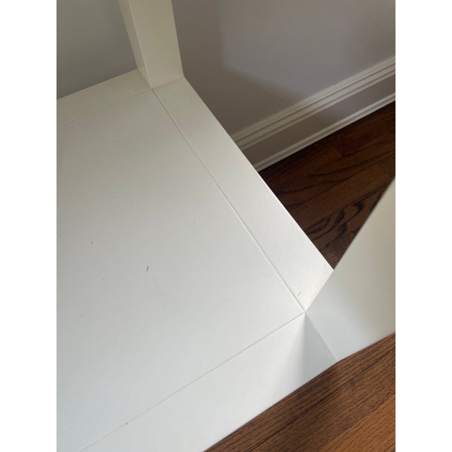 Off-white Custom 5 Tiered Shelf For Sale - Image 8 of 12