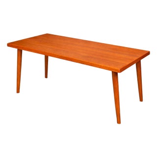 Danish Teak Low Coffee Table with Detachable Legs, 1960s For Sale