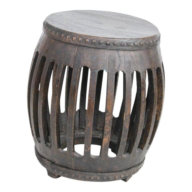 Vintage Q'ing Dynasty Style Garden Stool For Sale