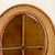 Boho Chic Mid-Century Boho Chic Coastal Syroco Style Faux Cane Oval Wall Mirror. For Sale - Image 3 of 10