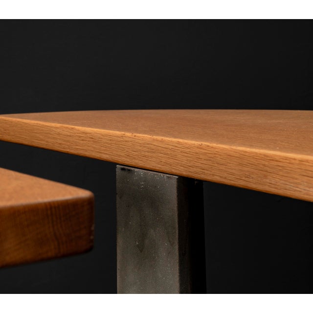 Postmodern Style Steel and Oak Console Tables, 1980s, Set of 2 For Sale - Image 16 of 18