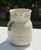 Ceramic Vintage 1994 Handcrafted Ceramic Pitcher With Sculptural Leaf Motif For Sale - Image 7 of 10