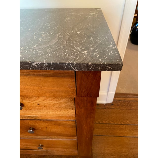 French 19th C. Louis Phillippe Three Drawer Chest For Sale - Image 3 of 5