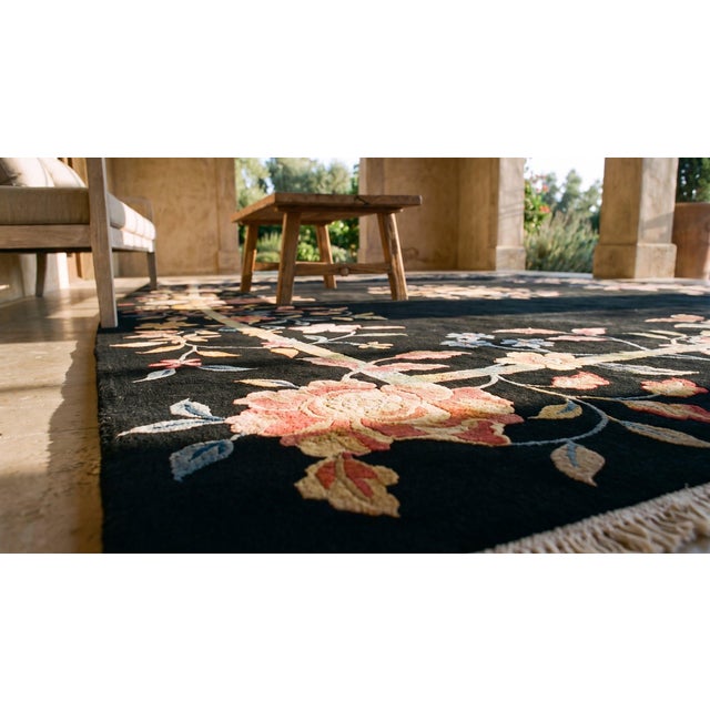 Antique Chinese Art Deco Rug For Sale - Image 14 of 15