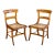 Antique Federal Period Pair of Birds Eye Maple & Tiger Maple Chairs For Sale