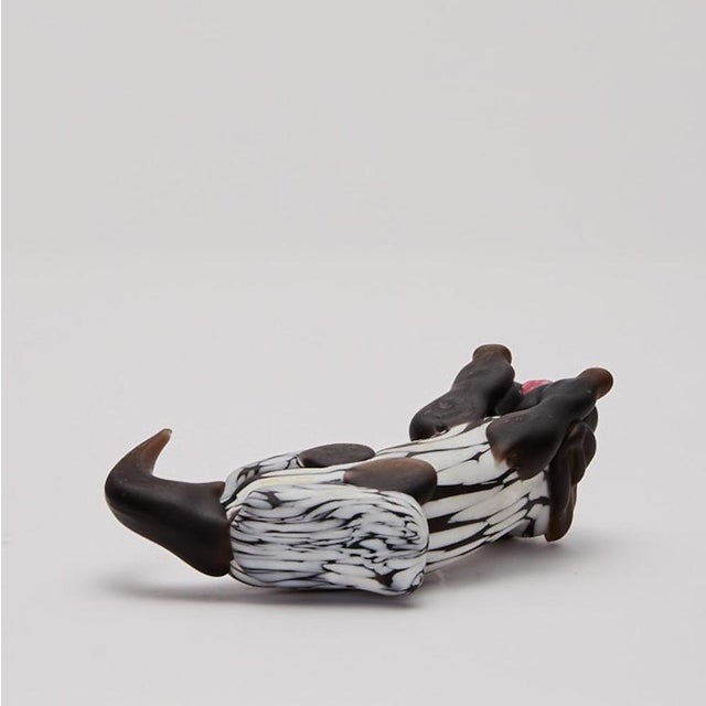 Animal Sculptures in Black and White by Archimede Seguso, Set of 2 For Sale - Image 9 of 10