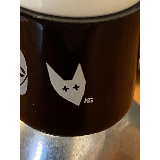 Contemporary Porcelain Rocket Shape Lamp Base by Deshoulières, 2010s For Sale - Image 3 of 14