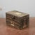 Industrial Vintage Wooden and Fabric Trunk For Sale - Image 3 of 17