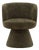 Modern Forest Chenille Swivel Chair For Sale