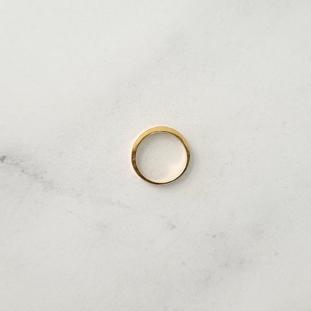 2020s 3MM Half Carat Round Diamond Wedding Band, Size 4 For Sale - Image 5 of 5