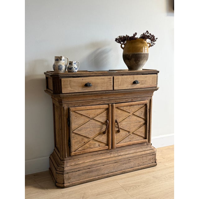 French Antique French Pine Shop Counter For Sale - Image 3 of 7