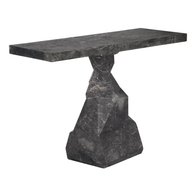 NOIR Tilden Console, Black Marble For Sale