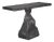 NOIR Tilden Console, Black Marble For Sale