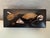A rectangular Japanese lacquer box made of wood, measuring approximately 4.2 × 16.3 × 5.3 cm (H/W/D). The exterior is...