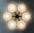 21st Century Hive Polished Brass Matte White Murano Flush Mount by Fabio LTD For Sale - Image 9 of 9
