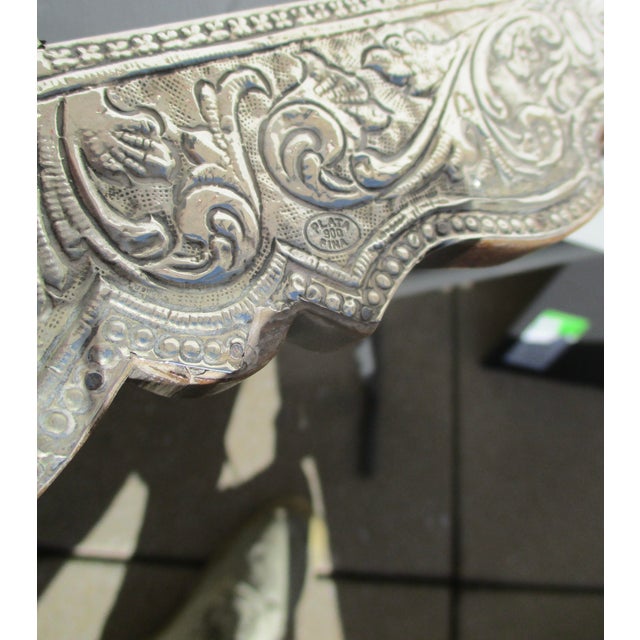 Spanish 900 Silver Photo Frame Circa 50s For Sale - Image 12 of 12