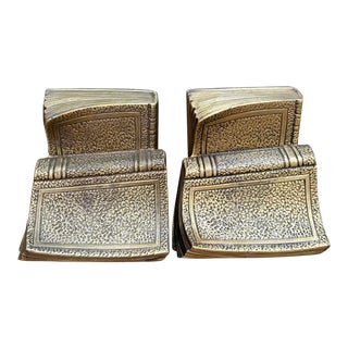 Pm Craftsman Brass Book Bookends For Sale