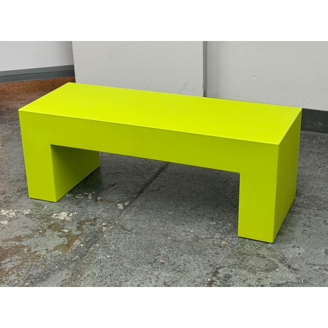 Modern Lella & Massimo Vignelli for Heller Vignelli Bench, Outdoor For Sale - Image 3 of 12