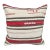 Turkish Hemp Pillow Cushion Natural Beige Red Cushion Cover 20x20 For Sale