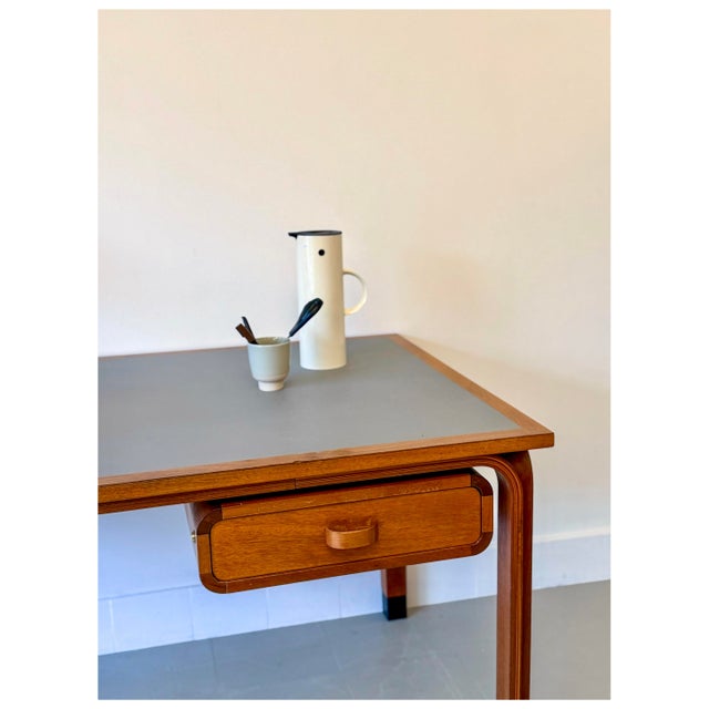 Large Desk by Rud Thygesen and Johnny Sorensen Magnus Olesen, Denmark, 1970s For Sale - Image 6 of 18