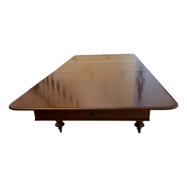 Antique William IV Extendable Dining Table in Figured Mahogany, 1835 For Sale