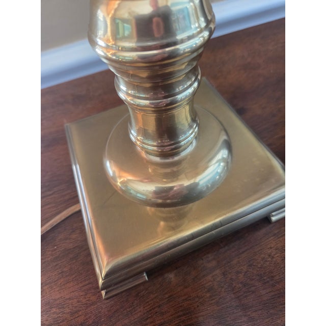 Brass Vintage Frederick Cooper Candlestick Lamps, a Pair For Sale - Image 8 of 13
