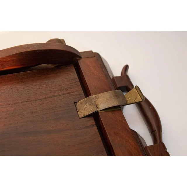 Vintage Anglo-Indian Inlaid Tray Table For Sale - Image 11 of 13