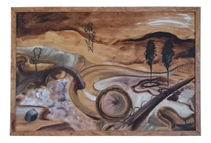 Stefano Mazzolini, Bucmam, 1998, Oil on Wood